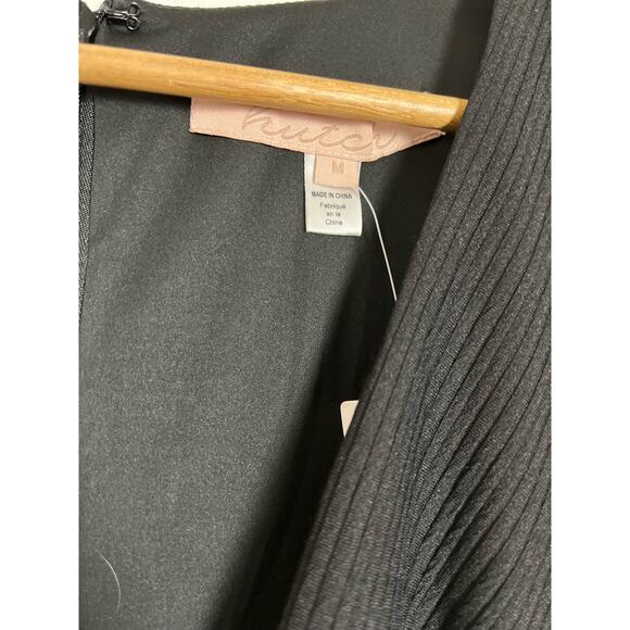 Anthropologie Hutch Black April Cutout Tie Front A-Line Sleeveless Dress Size M - Picture 8 of 9